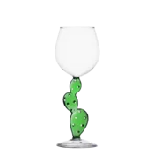 Kozarec za vino kaktus zelene barve - 983059