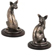 shumee Egiptovska mau mačka - mačja figurica, pisarniška figurica, trofeja za razstavo mačk Art-Dog