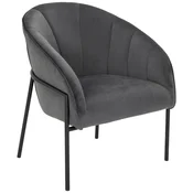 Livetastic FOTELJ, siva tekstil