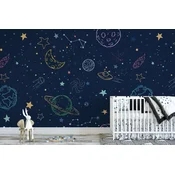 Wallity Tapete za zid MDK-00128, 100x100 cm, Šarena