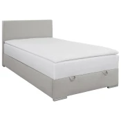 Carryhome POSTELJA Z VZMETNICO 120 cm  x 200 cm , tekstil ekru
