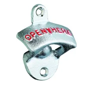 Wall-mount metal bottle opener - BarCraft