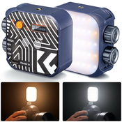 K&F Dual Color Temperature Portable Photography Vedio Fill Light 2500K-9900K Blue