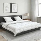 vidaXL Set odeje in blazine 3 pcs 200x200 cm Poletje 140 GSM Volna