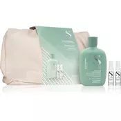Alfaparf Milano Semi Di Lino Scalp Renew Kit darilni set za tanke ali redke lase