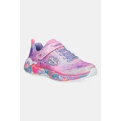Otroške superge Skechers ETERNAL HEART LIGHTS roza barva, 302696L