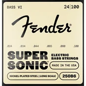 Fender Super 250s 24-100 Strune za 6 strunsko bas kitaro (Kot novo)