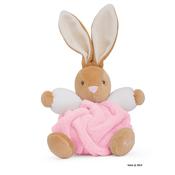 Plišasti zajček Plume-Light Pink Rabbit Kaloo 18 cm v darilni embalaži za najmlajše rožnat