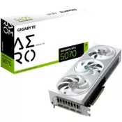 GIGABYTE GeForce RTX 5070 AERO OC 12G GDDR7 grafična kartica, PCIe 5.0, 1xHDMI 2.1b, 3xDisplayPort 2.1b - GV-N5070AERO OC-12GD