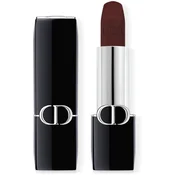 DIOR Rouge Dior Balm vlažilni balzam za ustnice polnilni odtenek 001 Diormidnight 3,2 g