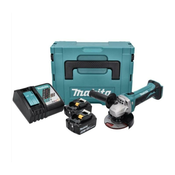 MAKITA DGA452RGJ Akumulatorski kotni brusilnik 18V, 115mm, SET