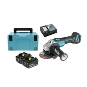 MAKITA DGA508RGJ Akumulatorski kotni brusilnik, 18V, 125 mm, SET