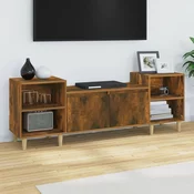 TV ormaric boja dimljenog hrasta 160x35x55 cm konstruirano drvo
