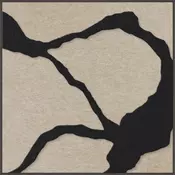 Akustična 3D slika z okvirjem 102x102 cm Quiet Friction 1 – Malerifabrikken