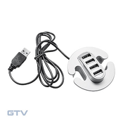 USB vtičnica “Plugy” rozeta fi50 s USB prilključkom
