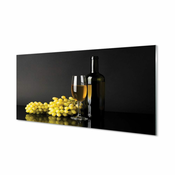 tulup.si Slika na akrilnem steklu Steklenica vina sadja 120x60 cm 4 obešalnika