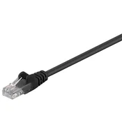 Goobay U/UTP CAT 5e patch 0,5 m črn mrežni povezovalni kabel
