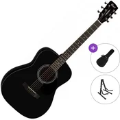 Cort AF510 Standard SET Black Satin Akustična kitara Jumbo