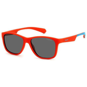 Polaroid Junior PLD8052/S IWK/M9 Polarized ONE SIZE (47) Rdeča/Siva