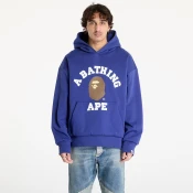 Mikina A BATHING APE College Puffy Relaxed Fit Pullover Hoodie M Blue L