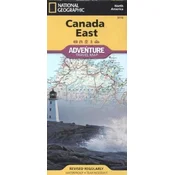 National Geographic Adventure Travel Map Canada East