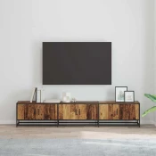 TV Jedinice 2 pcs Staro drvo 210 x 35 x 41 cm Konstruirano drvo