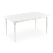 Stol Houston 1987 Bijela, 76x90x161cm, EstensioneNastavak za produživanje, Medijapan, Drvo