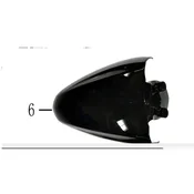 Prednji blatobran, crna 2036-19-00000 za skuter Motovene Roma S9C