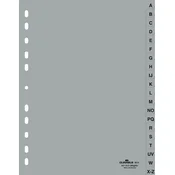 DURABLE LOČILNI LISTI A4, A-Z, 6513