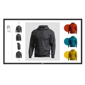 55 ME-Series Large Format Display, UHD, 400cd/m2, D-LED backlight, 16/7 proof, SDM Slot, CM-Slot, 20 point infrared touch