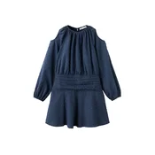 MANGO KIDS Obleka AMY temno modra