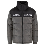 Karl Kani Zimska jakna Essential temno siva/črna/bela