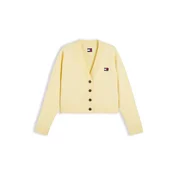 Tommy Jeans Pletena jopa svetlo rumena
