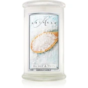 Kringle Candle Sea Salt & Tonka dišeča sveča 624 g