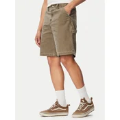 Element Kratke hlače iz tkanine Carpenter 12.6 ELYWS00138 Khaki Wide Leg