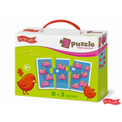 Daleč daleč dežela Puzzle šteje 8 slik