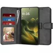Etui Techsuit Diary Book za Motorola Edge 70 - črn