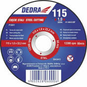 Dedra Rezalna plošča za jeklo 115x1x22,2 mm - F13011