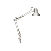 LED-svetilka MAULstudy, srebrna, jeklo, višina 44 cm - Študija/pisarna - srebro - Kovina