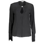 PATRIZIA PEPE WOMEN'S LONG SLEEVE SHIRT BLACK