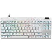 LOGITECH G PRO X TKL RAPID Gaming Keyboard - WHITE - US INTL - USB - EMEA28i-935 - LINEAR