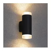 Brilagi - LED RGBW spoljašnje zidno svetlo MATERA 2xGU10/6W/230V crno IP54