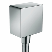 Hansgrohe, FIXFIT SQUARE zidni priključek, z nepovratnim ventilom