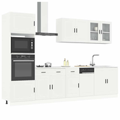 vidaXL vidaXL Komplet 7 kosov kuhinjskih omaric Kalmar Beli inženirski les, (21749150)
