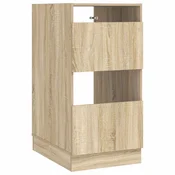 Vidaxl omara za perilo z vrati Sonoma 50 x 68 x 102 cm Konstruiran les