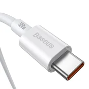 Baseus CATYS-C02 Superior kabel za brzo punjenje podataka USB-C - USB-C 100W 2m Bijela
