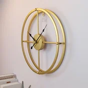 Dizajnerska stenska ura LUX Gold 40cm