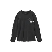 AllSaints Majica antracit / bela