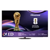 Hisense Televizor 55A85Q 55, OLED, 4K UHD, 120 Hz, Smart, VIDAA OS, Crni