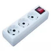 Podsklop sa 3 uticnice i prekidacem ( PSK03P )